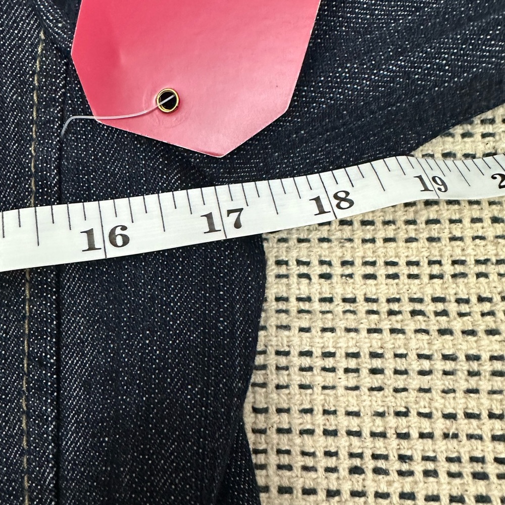 NWT One 5 One 151 Y2K Dark Blue Denim Office Siren Blazer - Picture 5 of 5